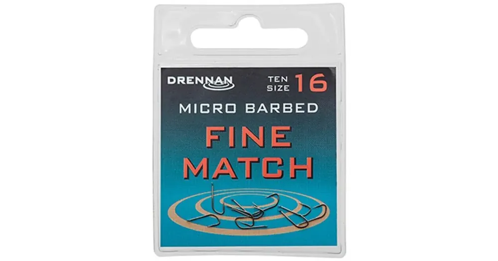 Výhodný nákup - Drennan háčky Fine Match vel. 22
