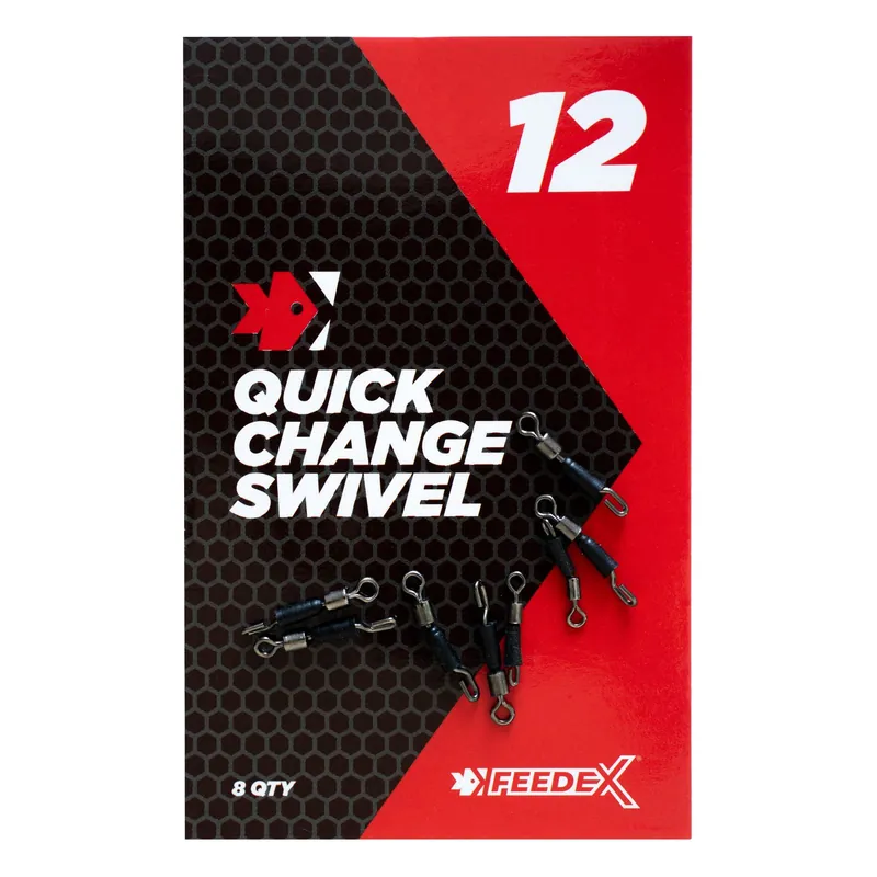Vysoká kvalita | Feedr Expert Obratlíky Quick Change swivel 12 10ks