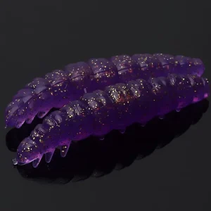 Libra Lures Larva Purple with glitter - Přímo od výrobce