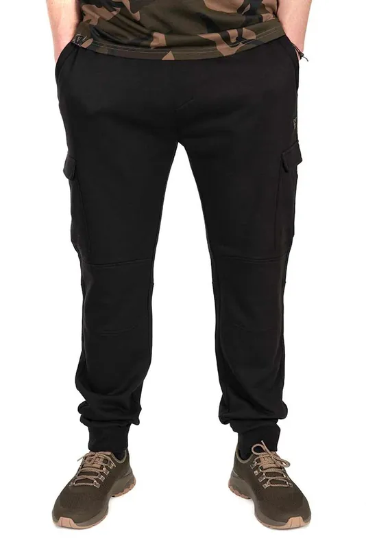 Nejprodávanější | Fox Tepláky LW Black / Camo Combat Joggers