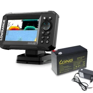 Lowrance Echolot Eagle 5 se sondou SplitShot + baterie + nabíječka ZDARMA | Novinka