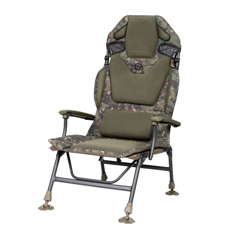 Trakker Křeslo komfortní s područkami Levelite Camo Longback Chair | Právě uvedeno na trh