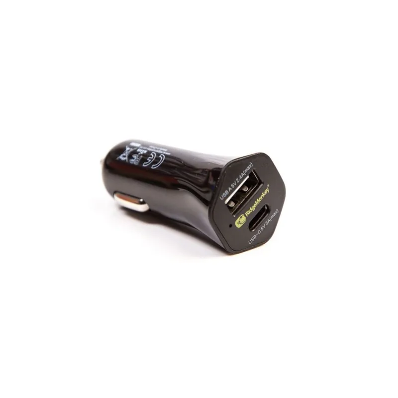 Skvělé hodnocení | RidgeMonkey Autoadaptér Vault 15W USB-C Car Charger