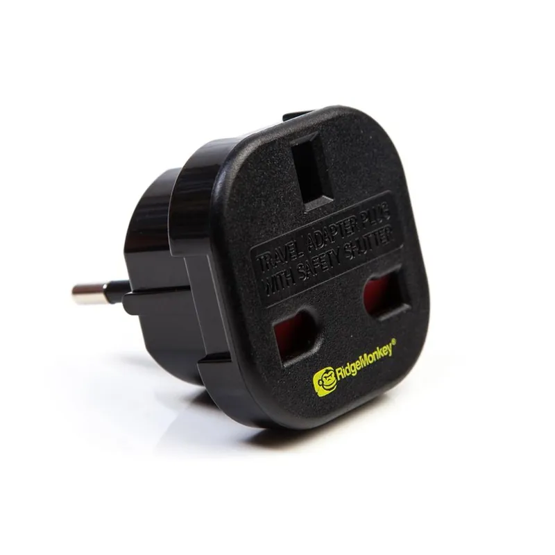 Rychlé dodání - RidgeMonkey Adaptér k nabíječce Vault UK 3 Pin to EU 2 Pin Adaptor