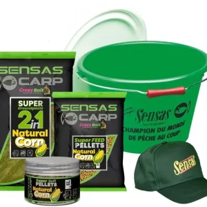 Výhodná koupě | Sensas Akční kbelík Carp Paste Pellets Corn