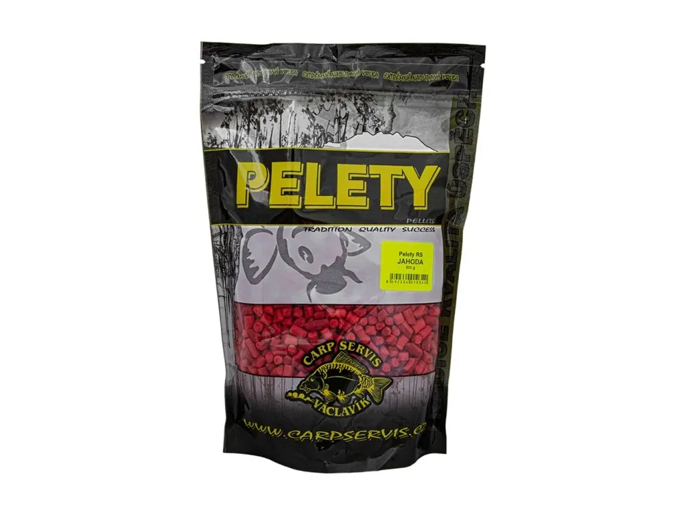 Pelety RS - 800 g/6 mm/Jahoda/červená | Právě v prodeji