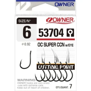 Háček Owner OC SUPER CCN s očkem, bal. 7ks, vel.6 - Premium