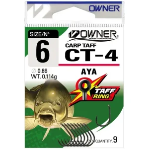 Háček Owner CT-4 s očkem, bal. 9ks, vel.6 - Poslední dny akce