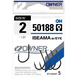 Háček Owner ISEAMA s očkem, bal. 10ks, vel.9 - Nově v e-shopu