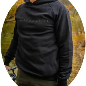 Mikina KWO Hoodie Essential Black Velikost XL - Expresní doručení