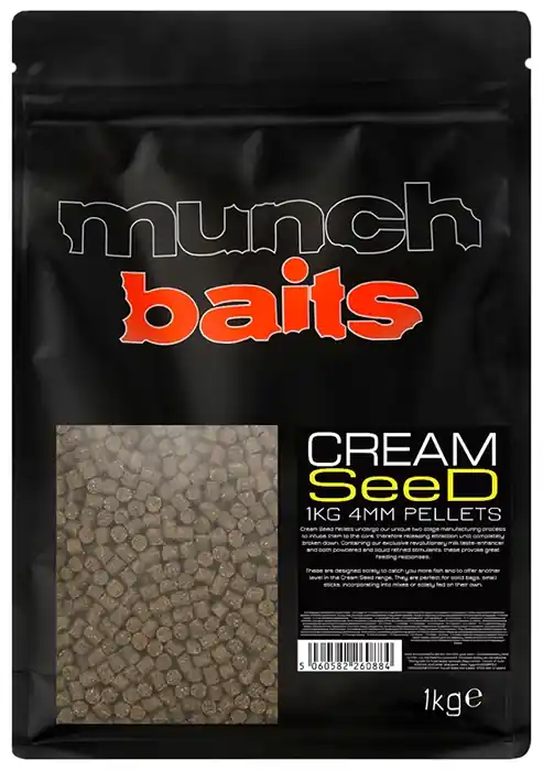 Pelety Munchbaits Cream Seed | Kupte nyní