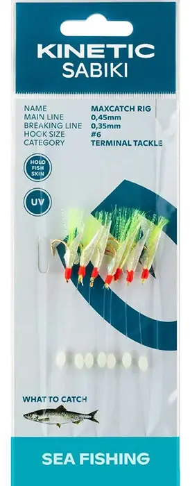 Návazec Kinetic Sabiki Maxcatch Yellow Flash - Omezené zásoby