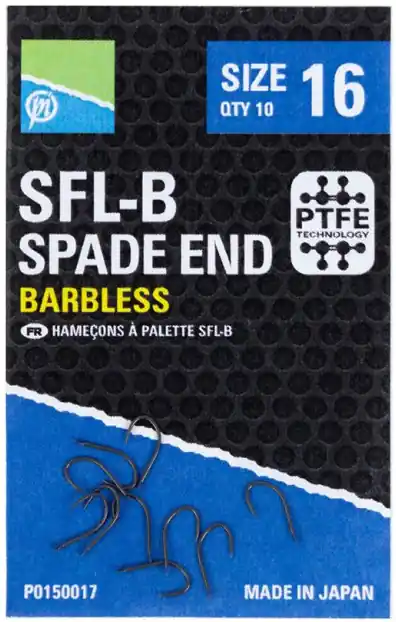 10ks - Háčky Preston Sfl-B Hooks Spade End Velikost 14 | Akce