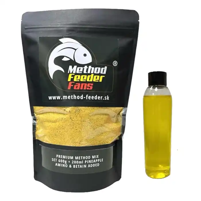 Pouze dnes - Set Method Feeder Fans Method Mix 600g+200ml Booster Ananas