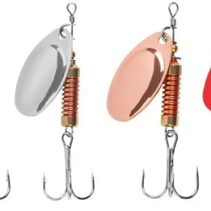 Snížená cena - Třpytka Zebco Demonic Spinner Gold Velikost 3 5gr