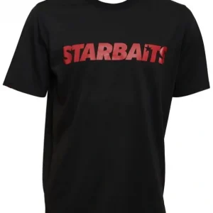 Tričko Starbaits Black Red Velikost S | Vrácení zdarma