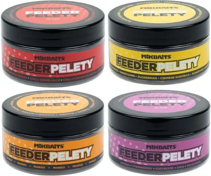 Skvělá cena | Pelety Mikbaits Feeder 10mm 100ml Chilli Česnek
