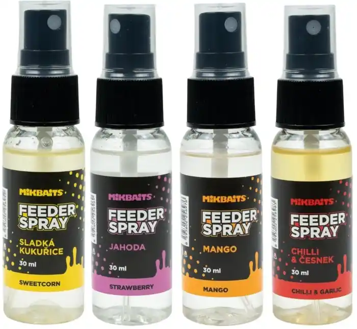 Poslední příležitost - Sprej Mikbaits Feeder Spray 30ml Jahoda
