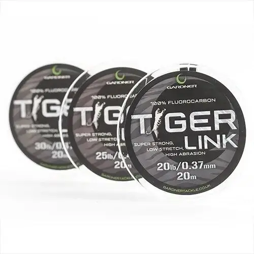 Rychlé doručení - Fluorocarbon Gardner Tiger Link 20m 0,37mm 20lb