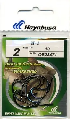 Háček Hayabusa Hooks Model M1 10ks - Oblíbený u zákazníků