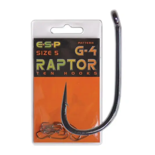 Háček ESP Raptor G4 10ks Velikost 5 | Zvýhodněná cena