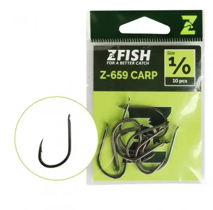 Jen tento týden | 10ks - Háčky Zfish Carp Hooks Z-659 Velikost 2