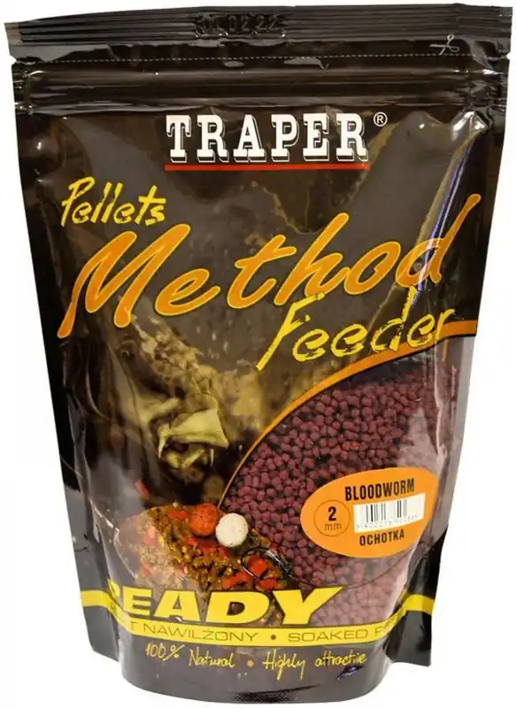 Vlhčené Pelety Traper Pellets Method Feeder Ready 2mm 500gr Vanilka | Akce