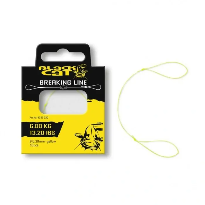 Trhací Vlasec Black Cat Breaking Line 0,30mm/6kg - Žádaný produkt