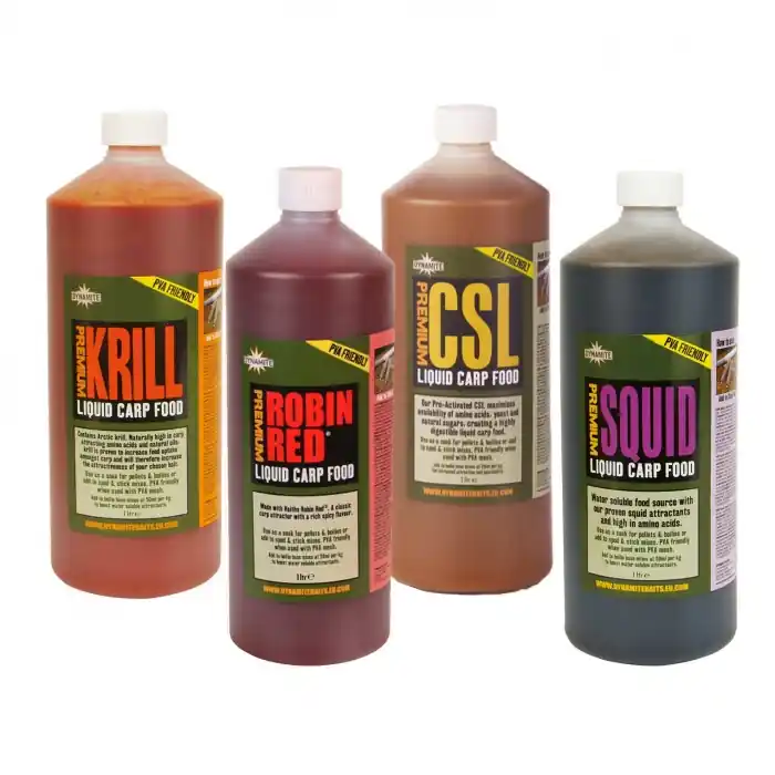 Tekutý Posilovač Dynamite Baits Liquid Bottle 1l Squid - Speciální nabídka