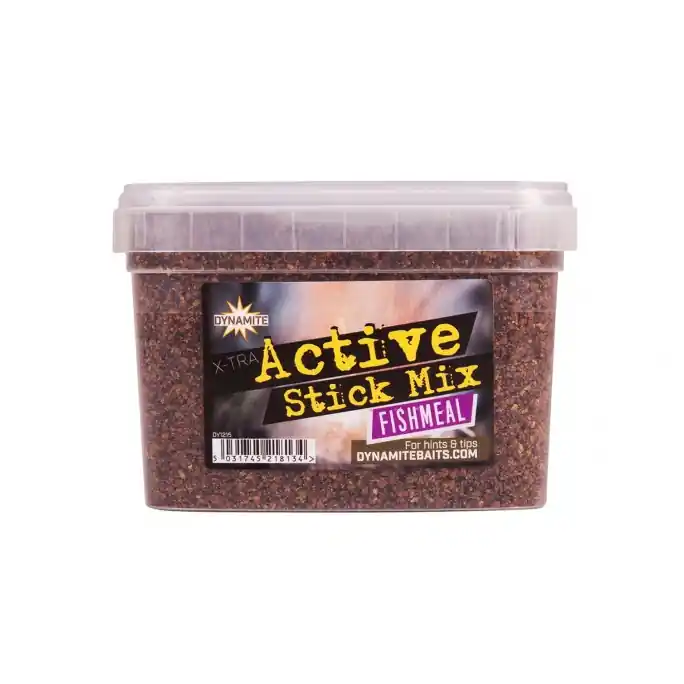 Vnadící Směs Dynamite Baits X-Tra Active Stick Mix 650gr Fishmeal | Skladem