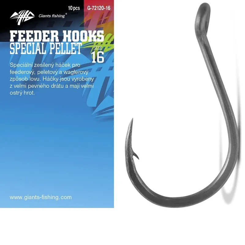 10ks - Háček s Očkem Giants Fishing Special Pellet Feeder | Špičková kvalita