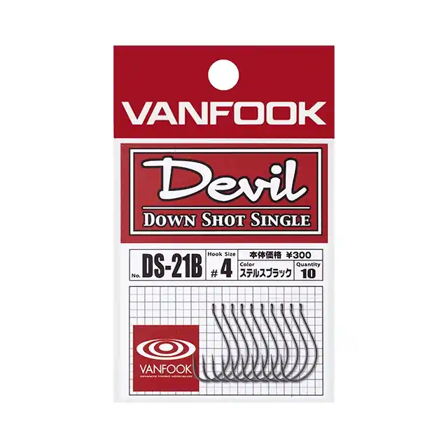 10ks - Háček VanFook DS-21 Černá Velikost 6 | Blesková nabídka
