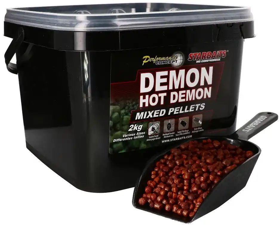 Top cena - Pelety Starbaits Mixed 2kg Hot Demon