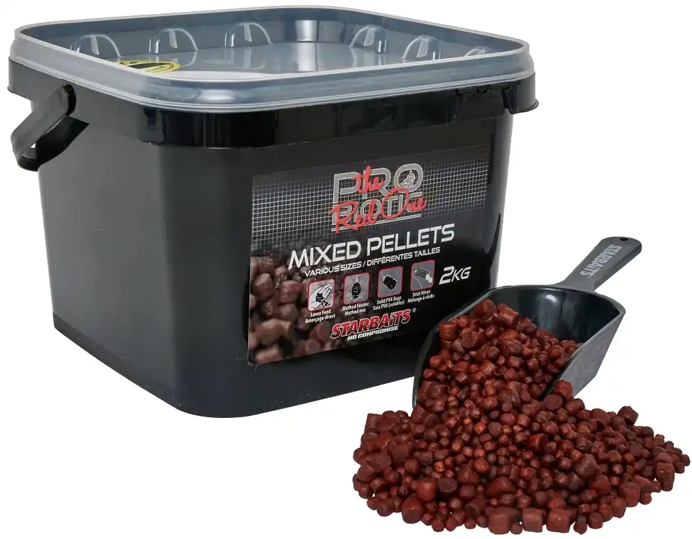 Pelety Starbaits Pro Mixed 2kg Red One - Ušetřete