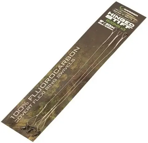 3ks - Hotové Návazce Gardner Covert Hinged Stiff Fluoro Booms | Doprodej