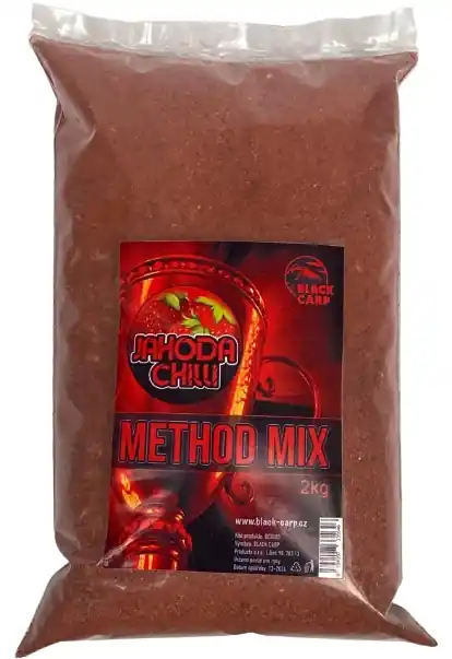 Krmítková Směs Black Carp Method Mix 2kg Jahoda - Chilli | K dispozici