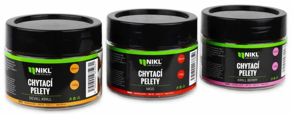 Poslední dny akce - Chytací Pelety Nikl 150gr 18mm Crab