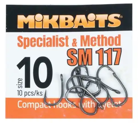 Sleva navíc | 10ks - Háčky Mikbaits Specialist & Method SM 117 hook
