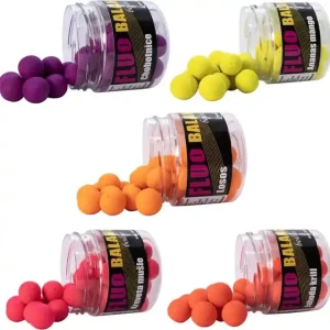 Zvýhodněná cena | Plovoucí Boilies Carp Inferno Balanced Boilie Fluo 150 ml 16 mm Ananas/Mango
