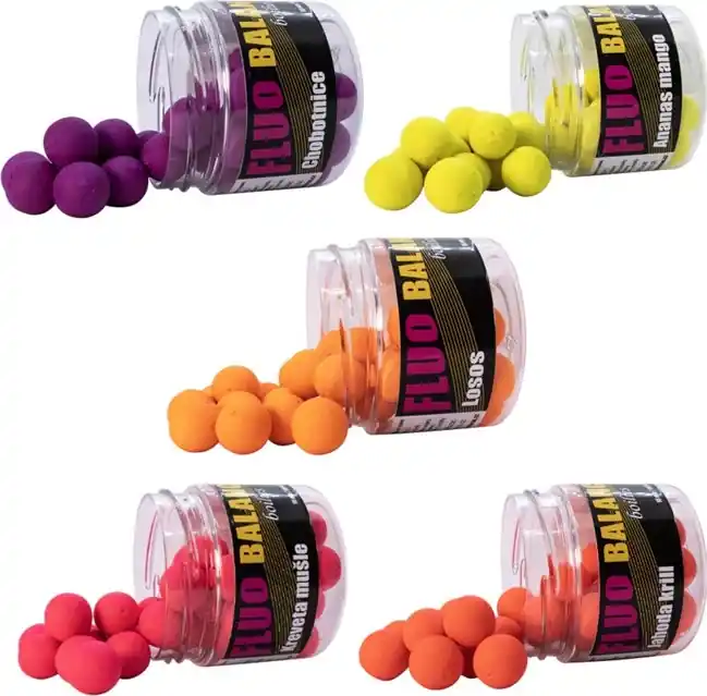 Zvýhodněná cena | Plovoucí Boilies Carp Inferno Balanced Boilie Fluo 150 ml 16 mm Ananas/Mango