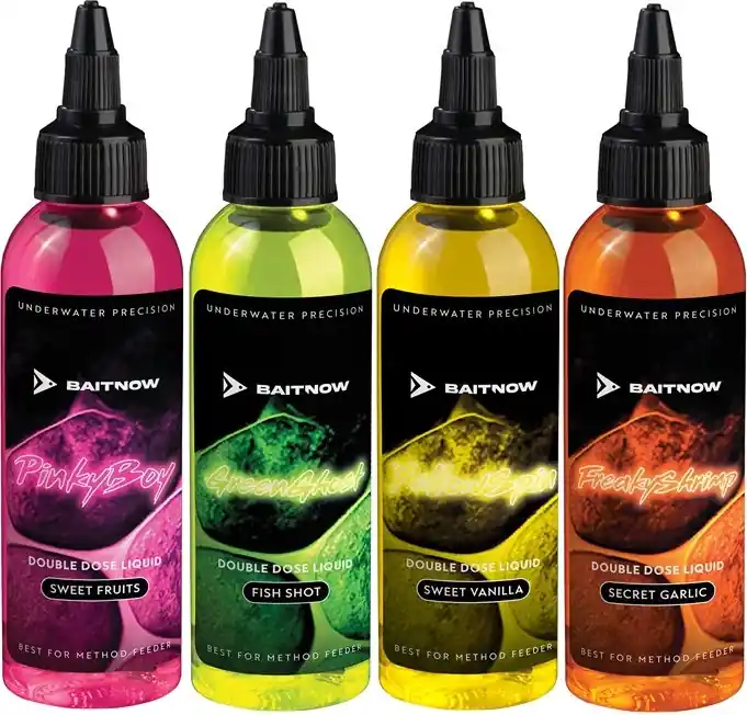 Doporučujeme | Tekutá Potrava Baitnow Liquid Method Feeder - Double Dose 100ml Yellow Spin