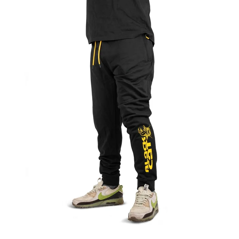 Nízká cena | Tepláky Black Cat Black Joggers XXXL