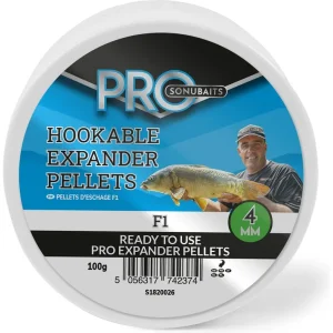 Ihned k objednání - Pelety Sonubaits Hookable Expander Pellets Salted Caramel 4mm 100g