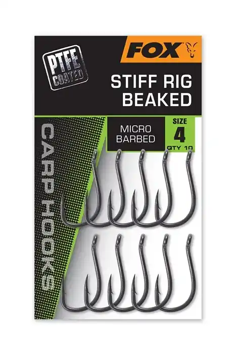 10ks - Háčky Fox Stiff Rig Beak Velikost 5 - Nabídka dne