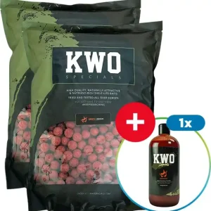 10kg Boilies KWO Spice Special 20mm + Booster ZDARMA | Nyní k dispozici