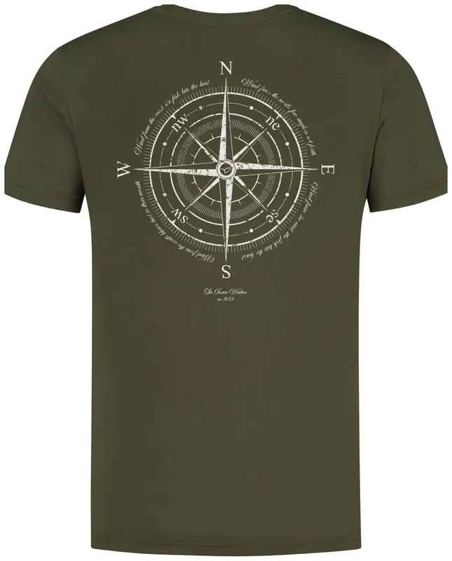Tričko Korda Compass Tee Dark Olive - Top produkt