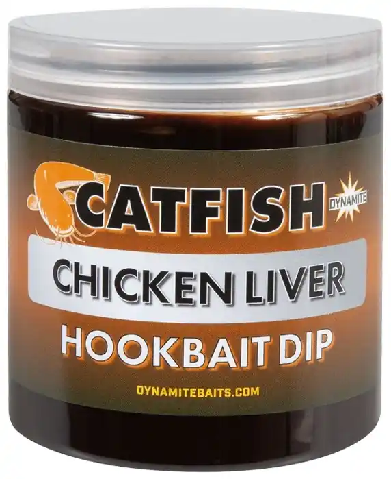 Akční cena - Dip Dynamite Baits Catfish Hookbait Chicken Liver 270ml