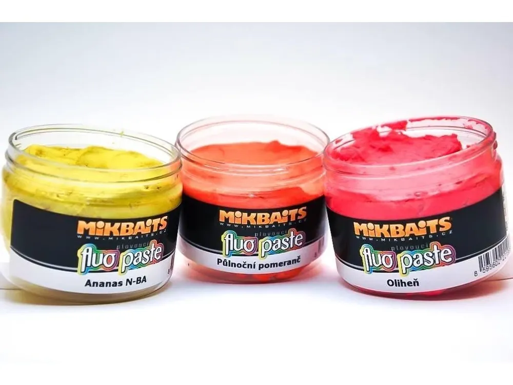 Mikbaits Fluo paste plovoucí těsto 100g | Rychle mizí