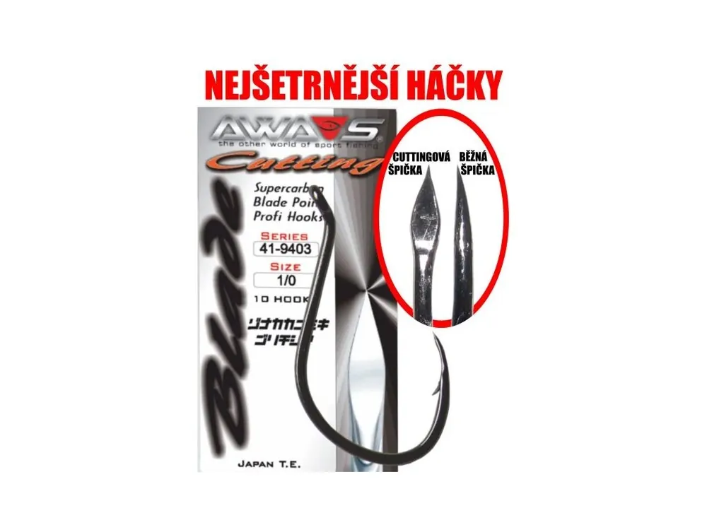 Háčky Cutting Blade 9403 Black Nickel | Cena od výrobce