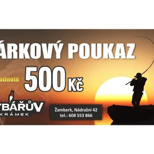 Objednejte nyní | Dárkový poukaz v hodnotě 500 Kč
